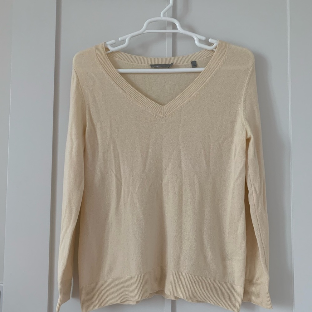 Vince V-Neck Cashmere Sweater